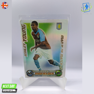 Ashley Young Man Of The Match Match Attax 2008/09