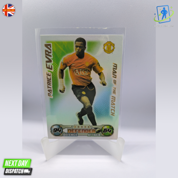 Patrice Evra Man Of The Match Match Attax 2008/09